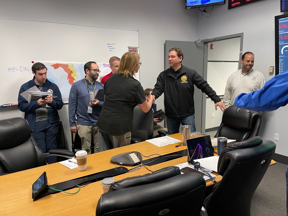 FEMA Administrator and Florida Governor DeSantis Work Together to Coordinate Hurricane Idalia Recovery