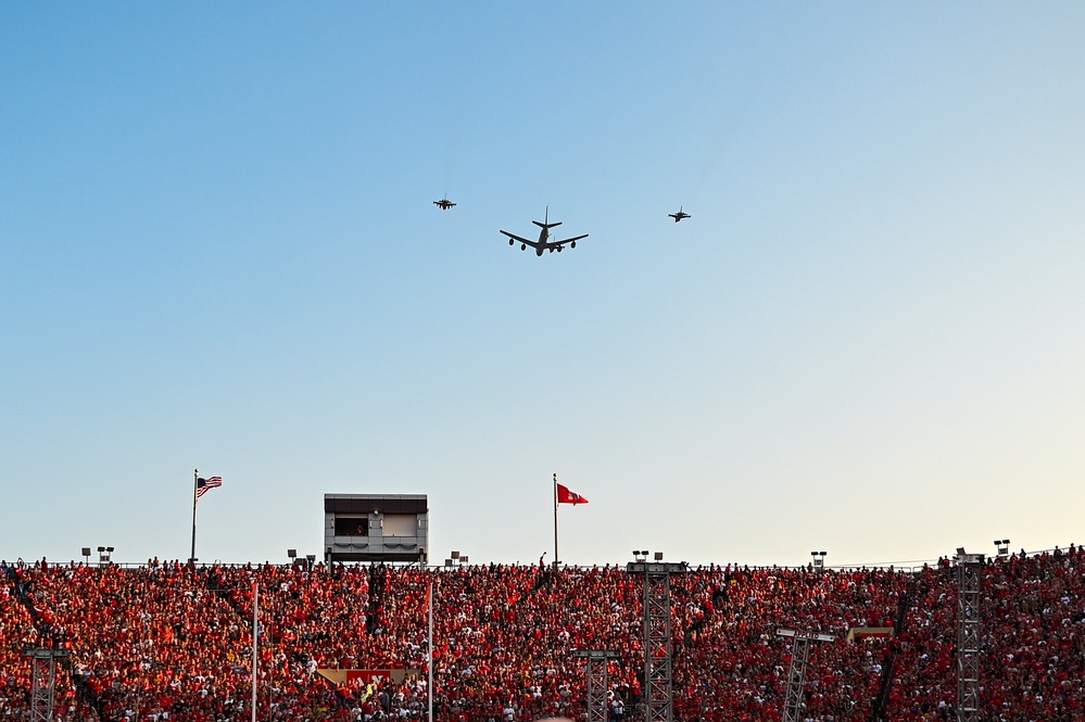 ANG performs flyover at historic world event