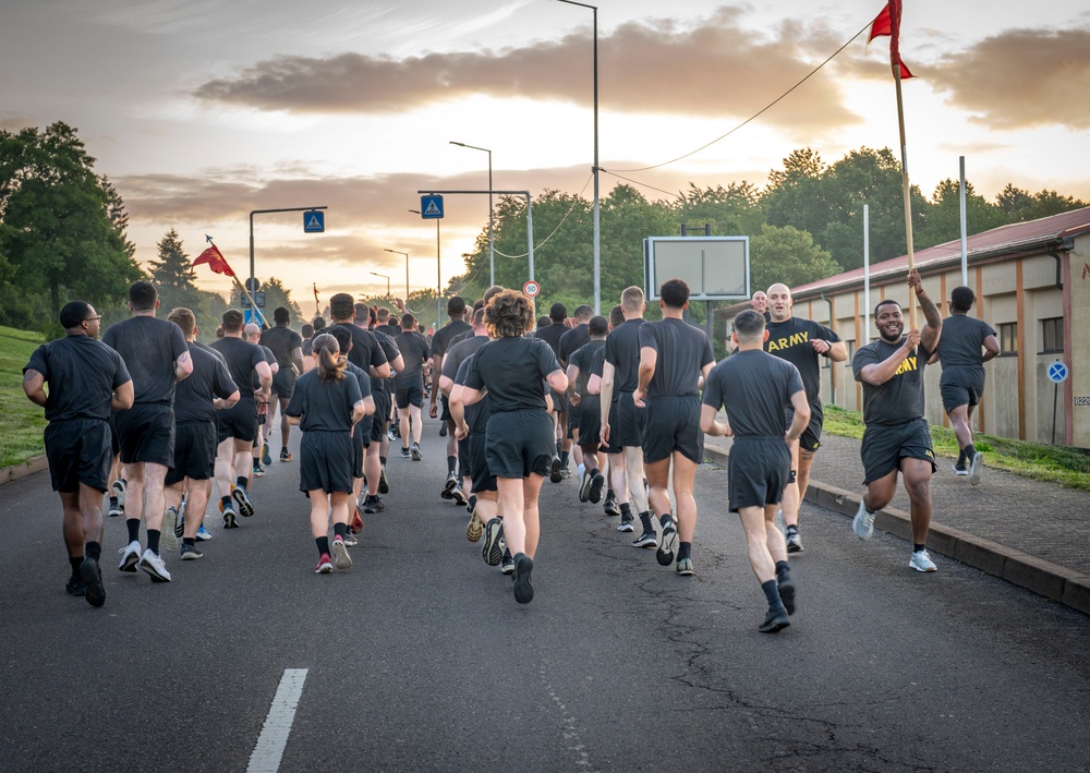 5th Battalion 7th Air Defense Artillery Regiment hosts a Battalion Run