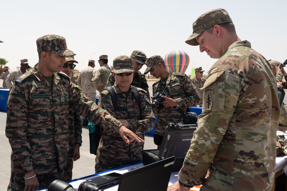 CENTCOM Partner Nations Attend Static Display At Bright Star 2023