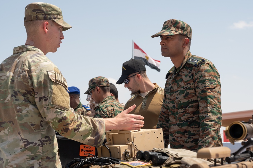 CENTCOM Partner Nations Attend Static Display At Bright Star 2023