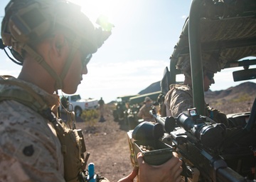 Recon Marines Test, Evaluate ULTV-Mounted M240B Machine Gun