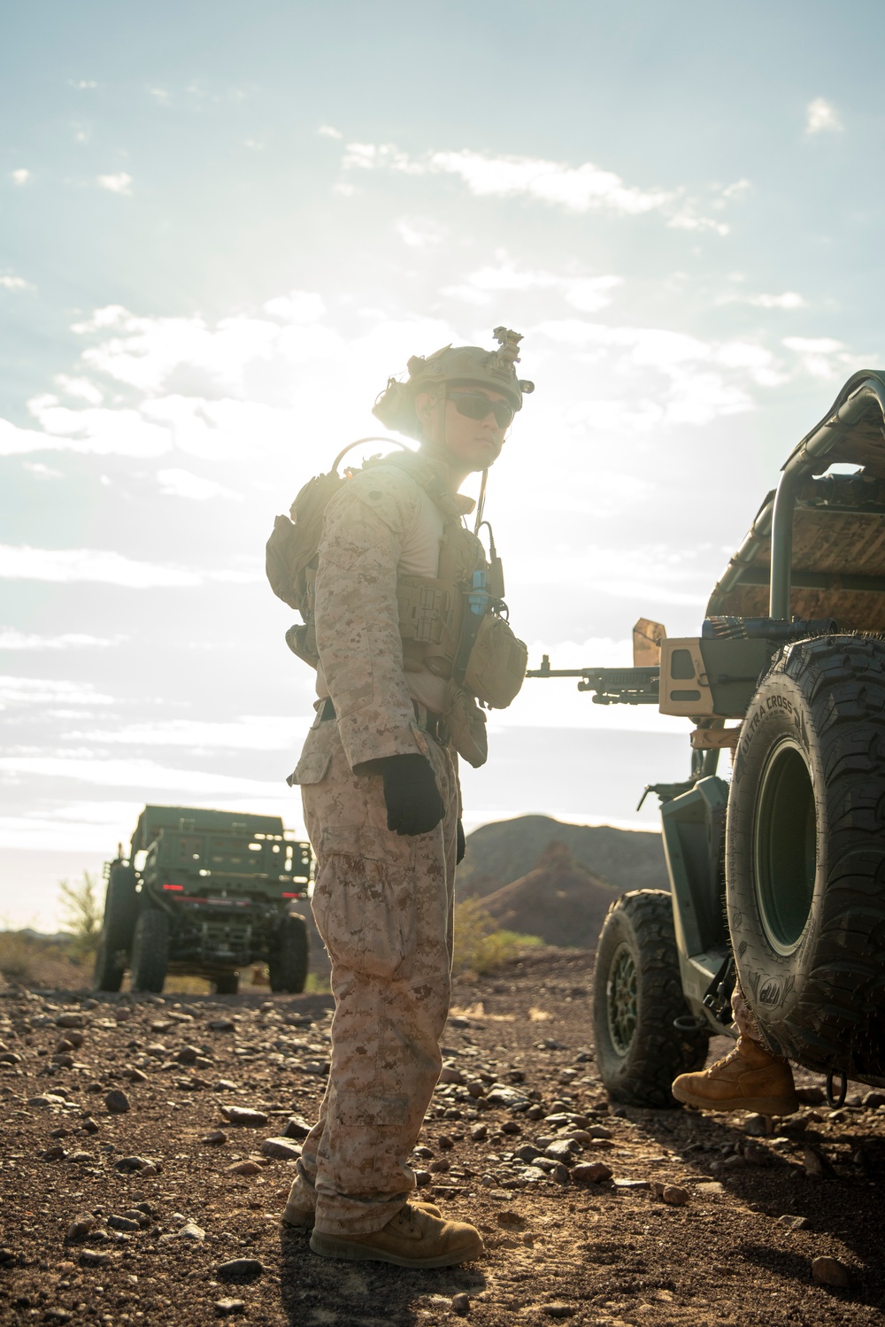 Recon Marines Test, Evaluate ULTV-Mounted M240B Machine Gun