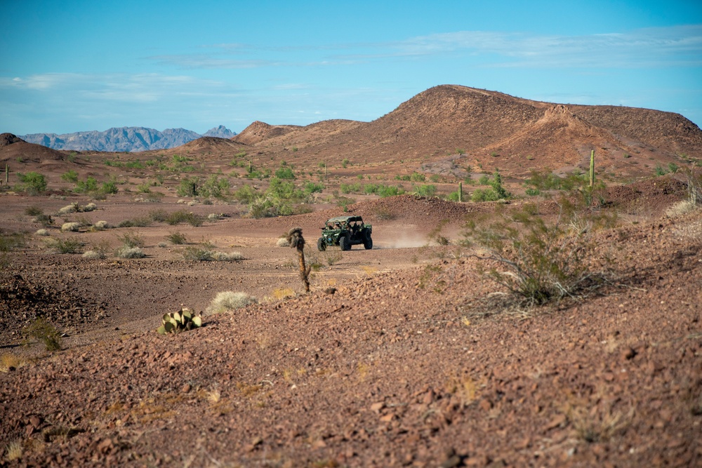 Recon Marines Test, Evaluate ULTV-Mounted M240B Machine Gun