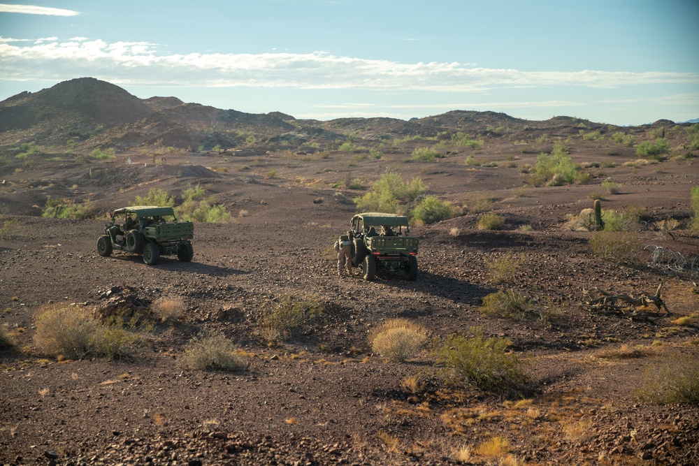 Recon Marines Test, Evaluate ULTV-Mounted M240B Machine Gun