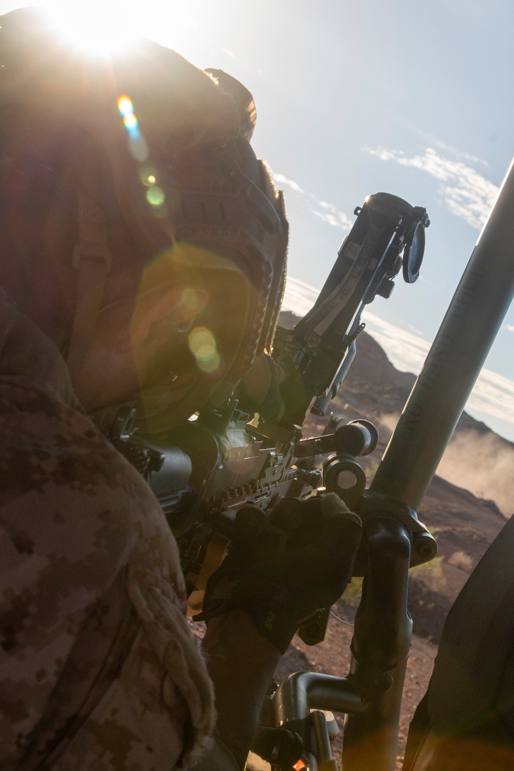 Recon Marines Test, Evaluate ULTV-Mounted M240B Machine Gun