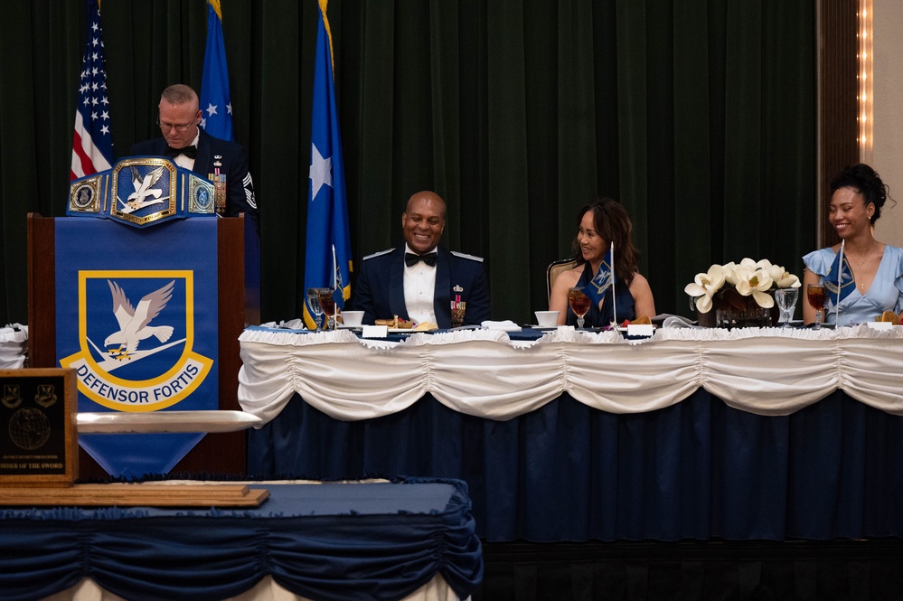 Brig. Gen. Roy Collins Order of the Sword induction