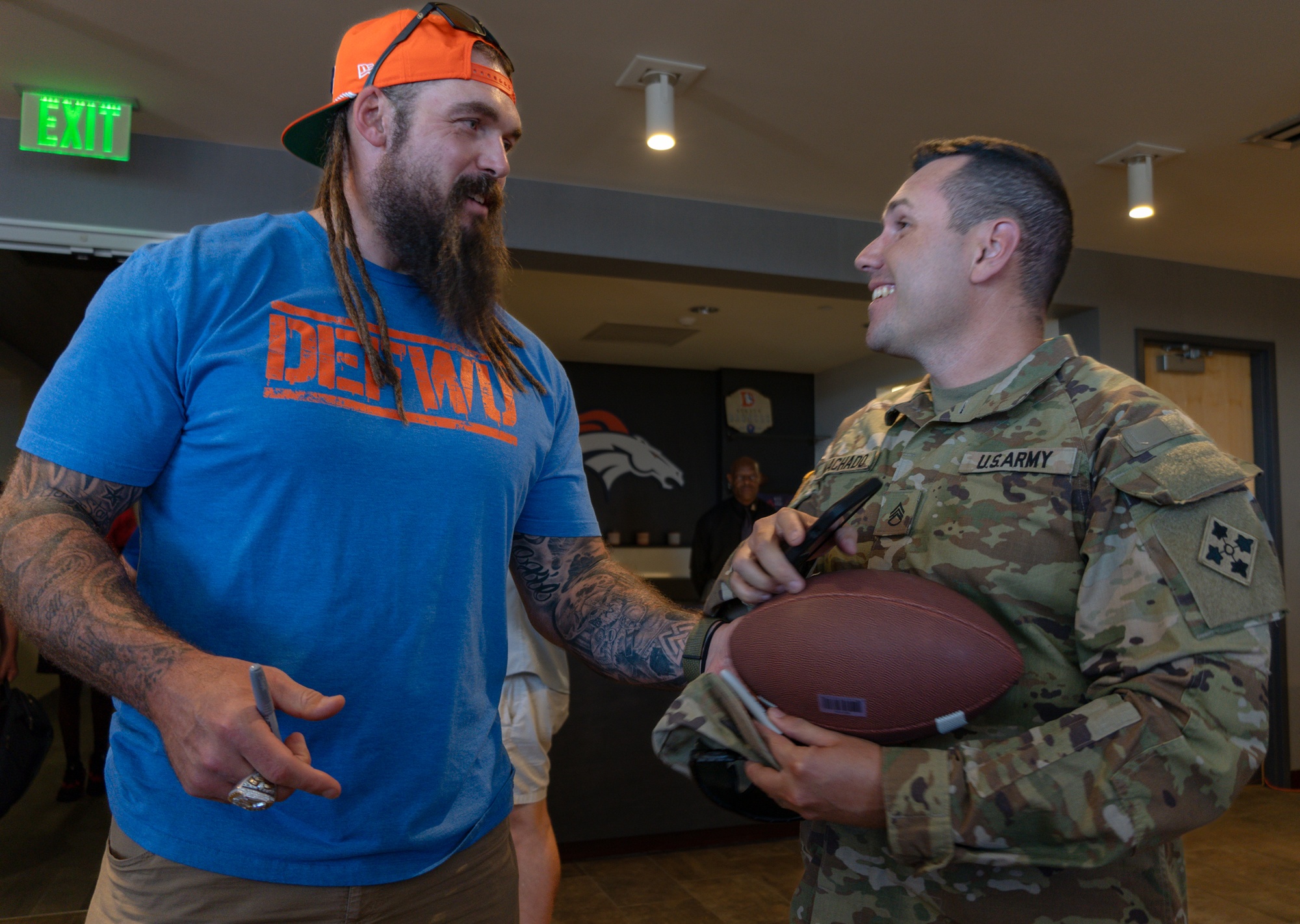 DVIDS - Images - USAA's Salute to Service NFL Boot Camp [Image 5 of 5]