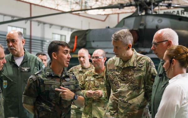 Hokanson visits New York Guardsmen training in Brazil