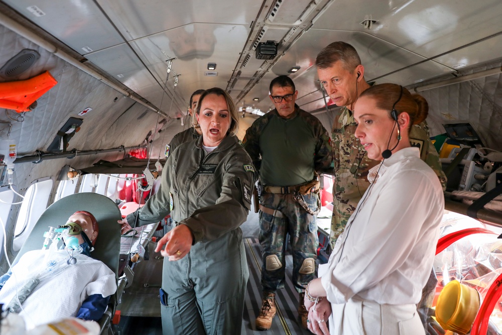 Hokanson visits New York Guardsmen training in Brazil