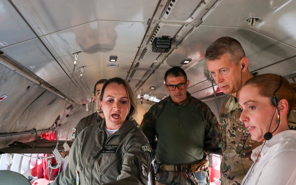 Hokanson visits New York Guardsmen training in Brazil