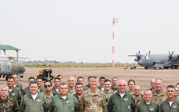 Hokanson visits New York Guardsmen training in Brazil