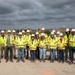 USACE Omaha District engineering interns tour Offutt flood rebuild project