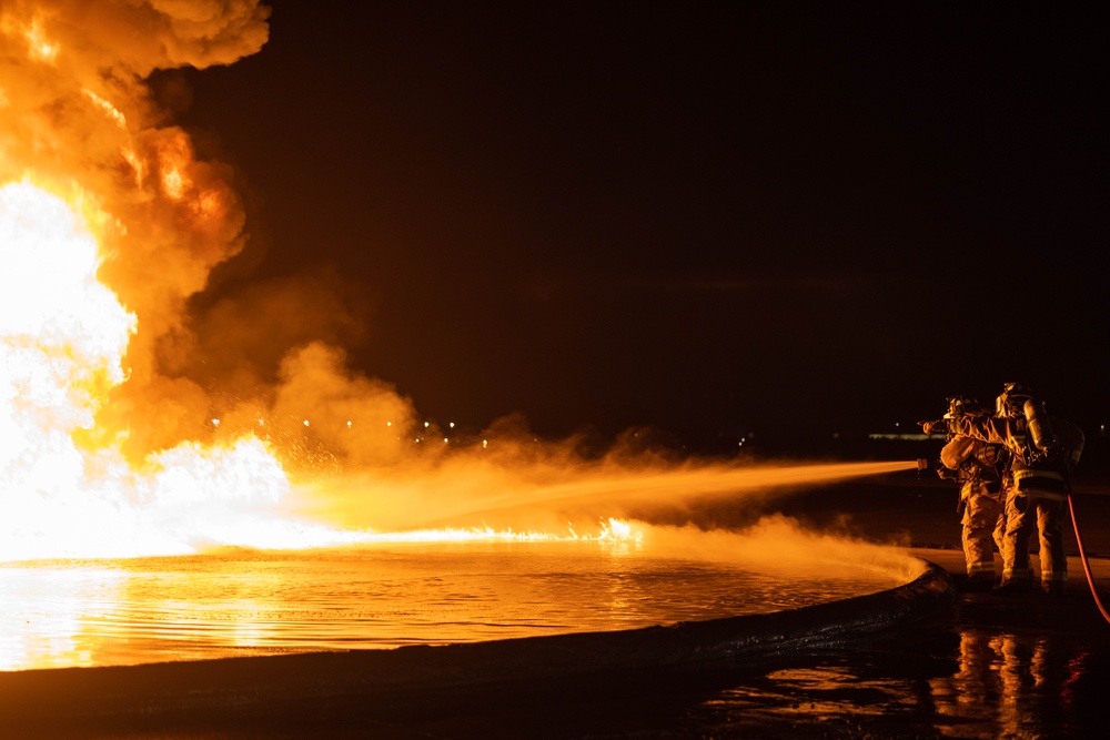 ARFF Burn Drill Training