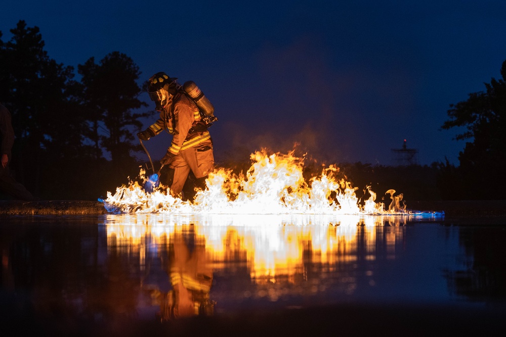 ARFF Burn Drill Training