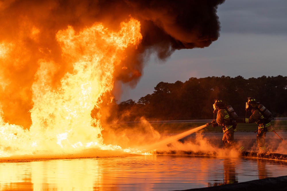 ARFF Burn Drill Training