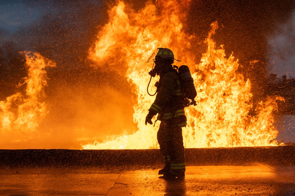 ARFF Burn Drill Training