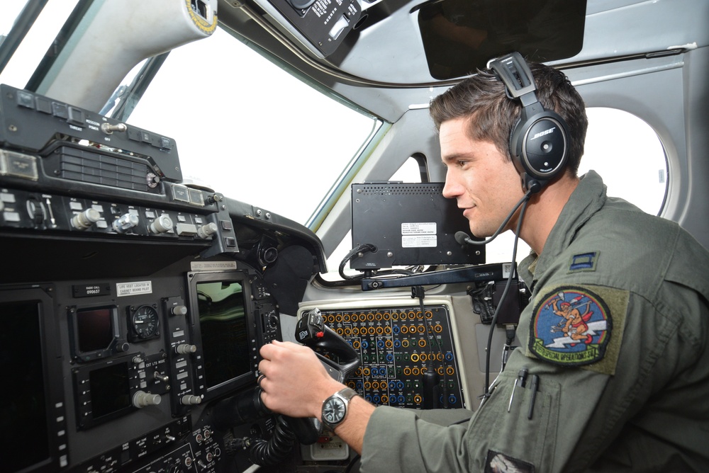 MC-12W Liberty pilot prepares for take-off