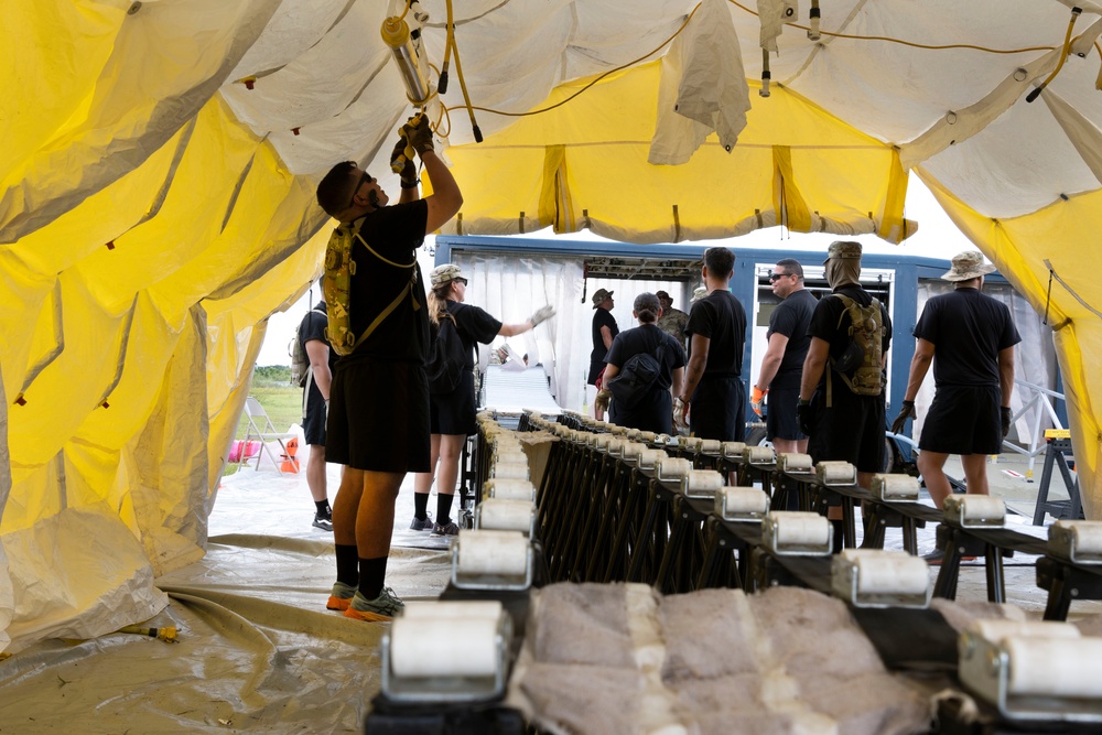 156th MDG Collective Training Exercise at Camp Santiago