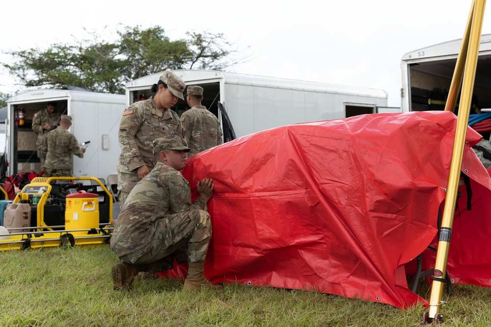 156th MDG Collective Training Exercise at Camp Santiago