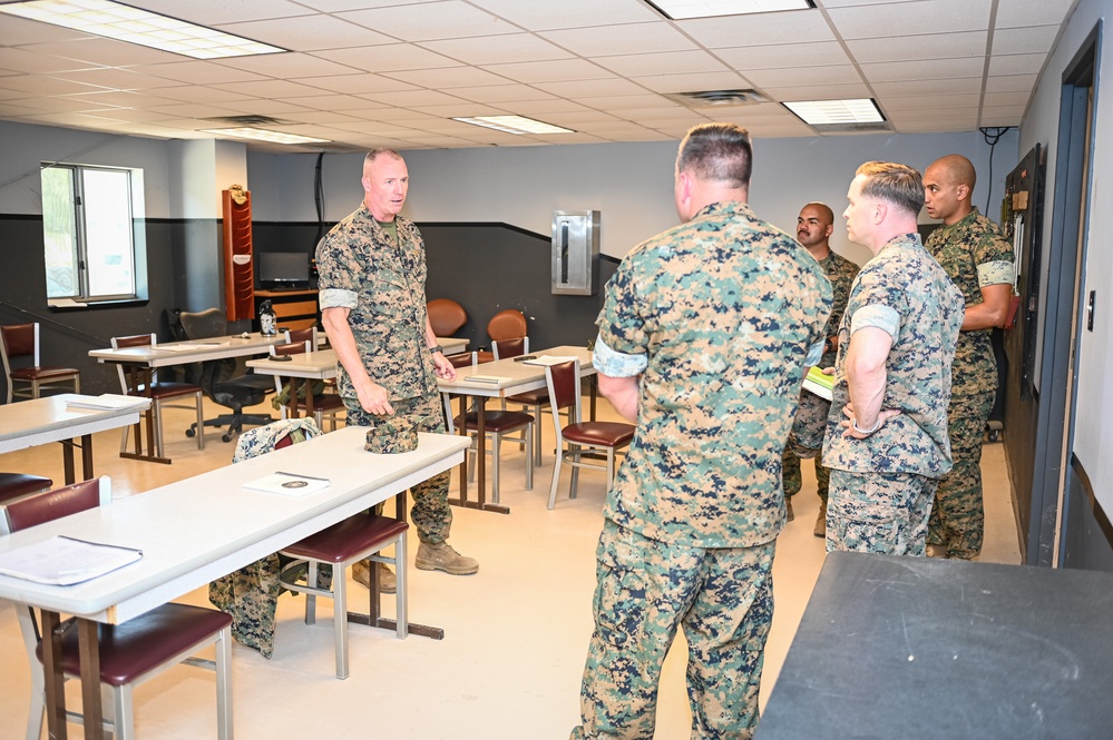 Marine Corps’ 2nd MLG command group visits Fort Leonard Wood to observe training