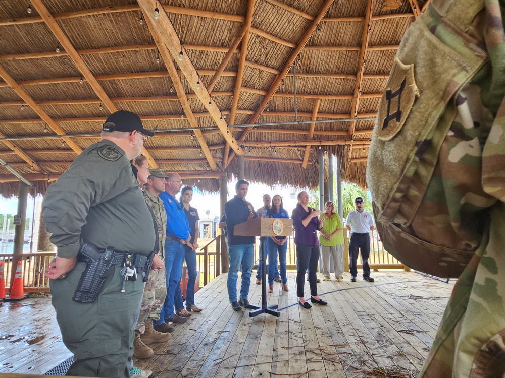 DVIDS - Images - Gov. DeSantis addresses residents of Big Bend after ...