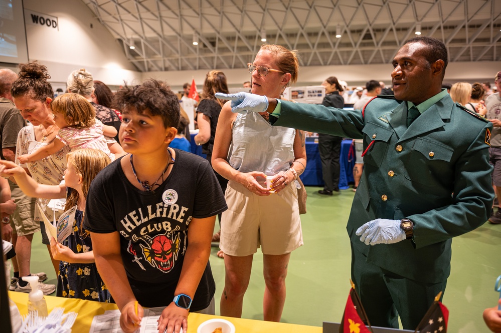 International military students share their cultures with the community at Know Your World event