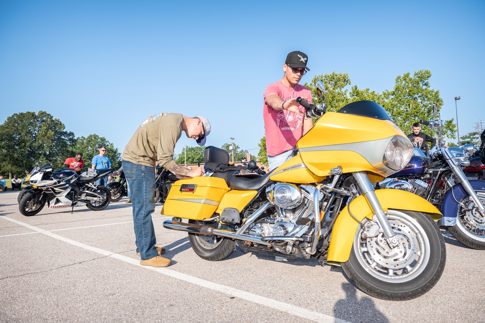 Riders focus on safety during post motorcycle ride and rally