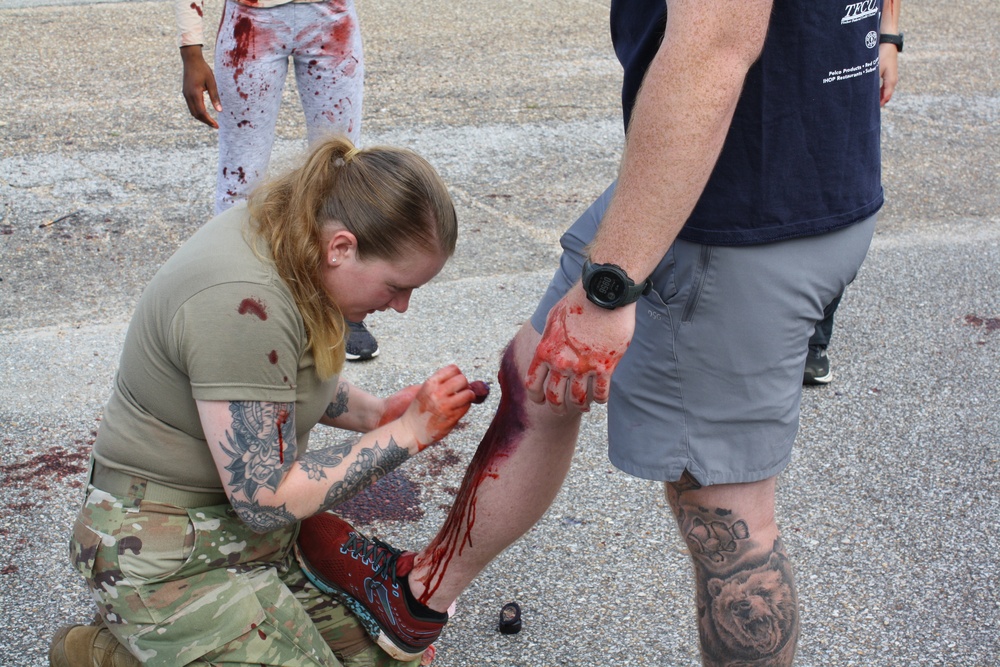 It’s all about that Moulage – Mock injuries tell the story of an incident