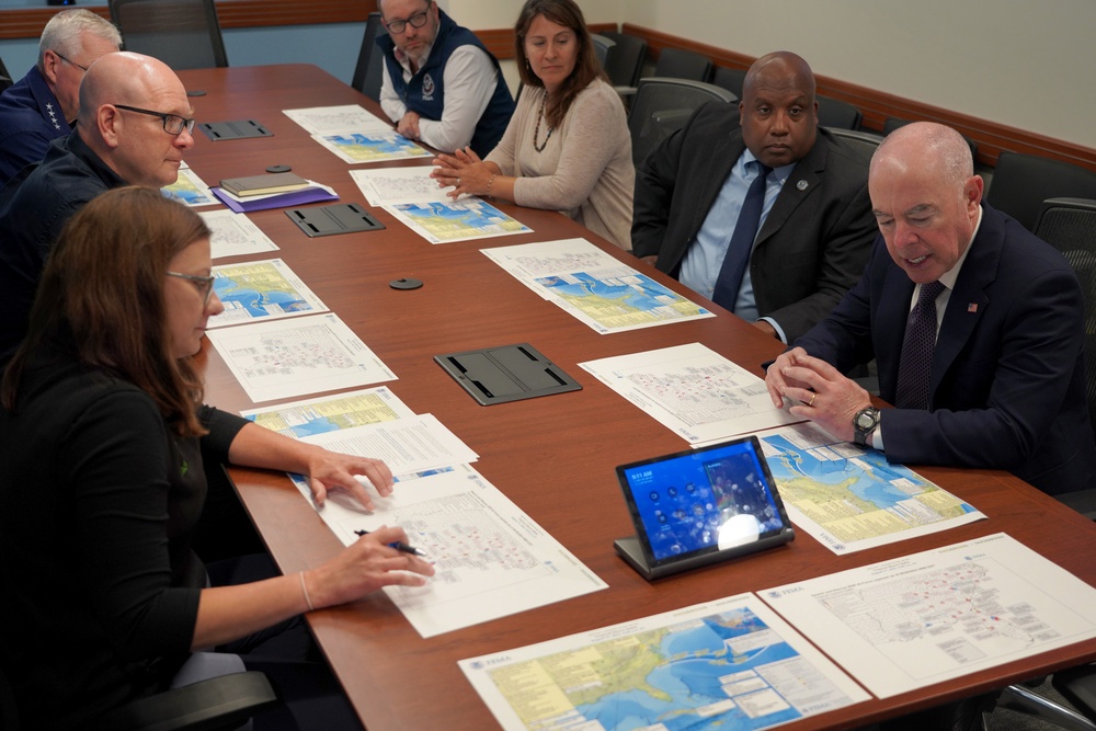 Secretary Mayorkas at FEMA Headquarters