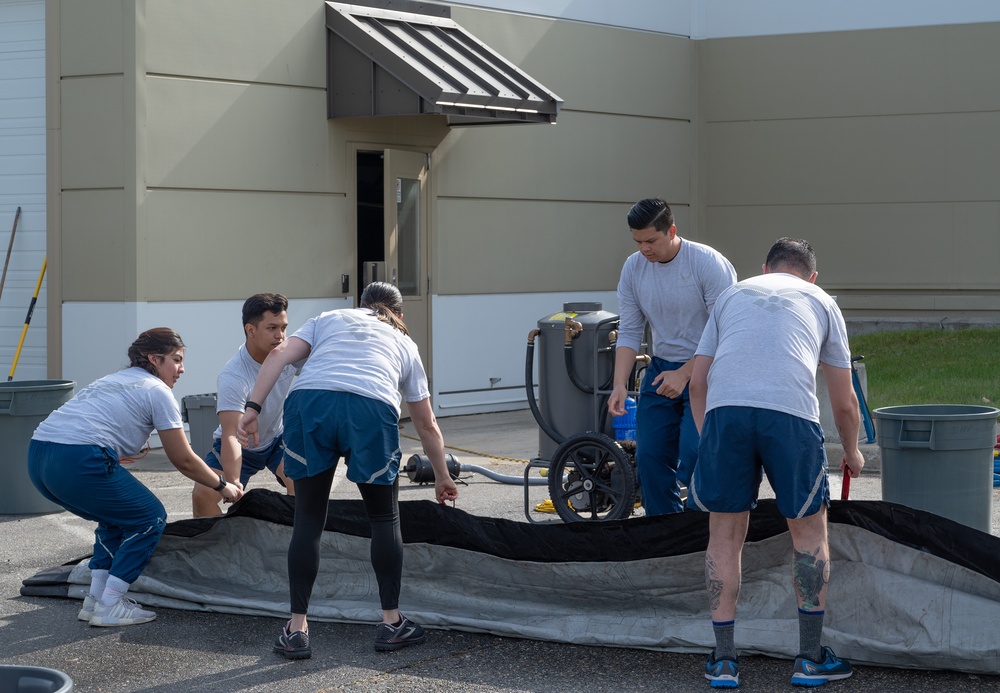 354th Medical Group conducts Decontamination Training