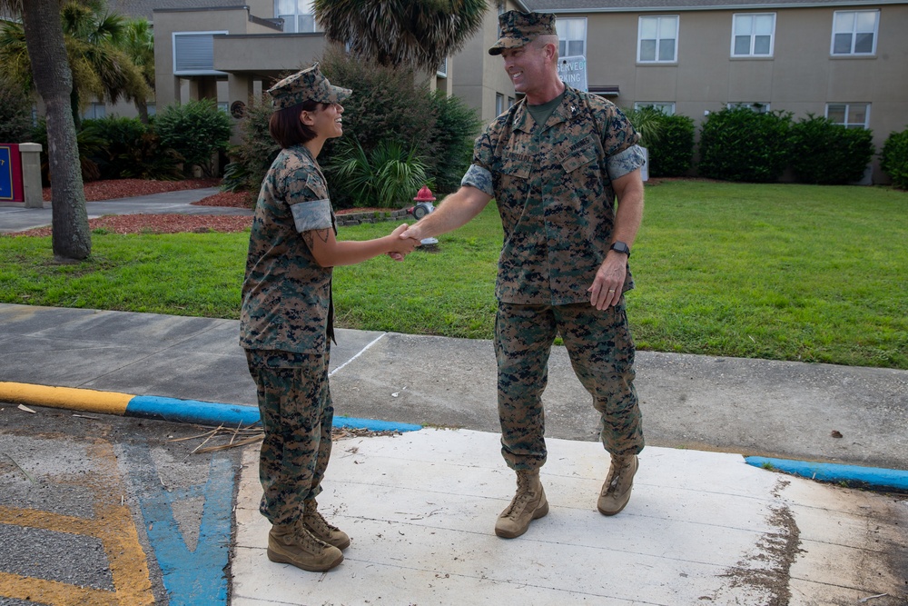 6th Marine Corps District's Pacesetters of the Month for August 2023