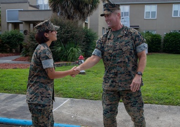 6th Marine Corps District's Pacesetters of the Month for August 2023