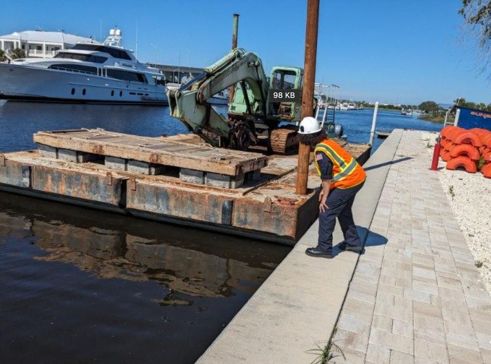 Coast Guard conducts marina inspections following Hurricane Idalia