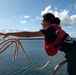 U.S. Coast Guard Station Honolulu reserve boat crew underway off Maui