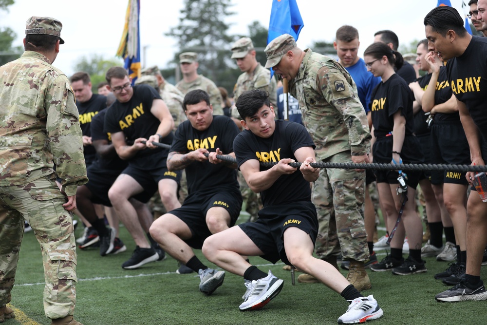 Pulling it together: 7th ID soldiers compete in tug-of-war competition for the Week of the Bayonet