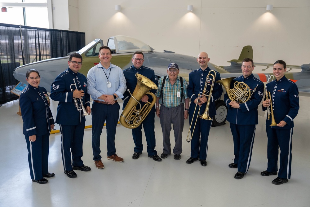 Travis Brass with Evergreen Volunteers
