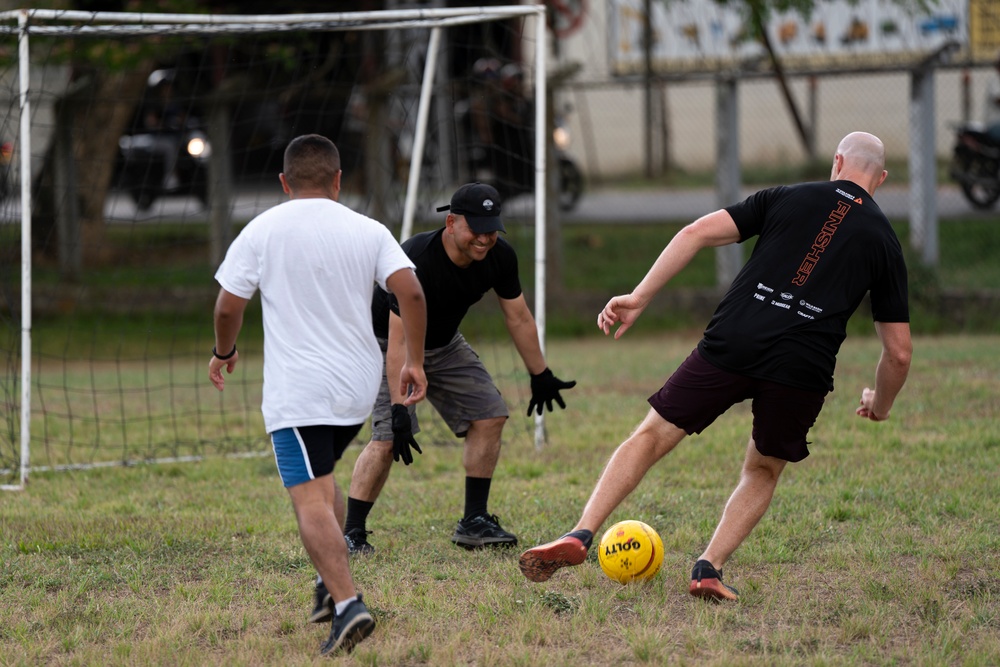 Kicking for Camaraderie: U.S. and Colombian Air Force Medical Staff Forge Stronger Ties Through Soccer