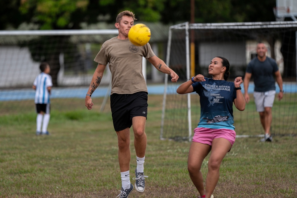 Kicking for Camaraderie: U.S. and Colombian Air Force Medical Staff Forge Stronger Ties Through Soccer