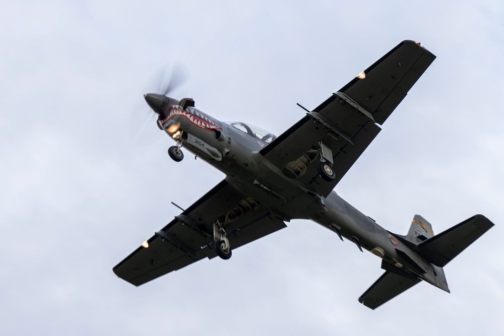 Super Tucano Lands