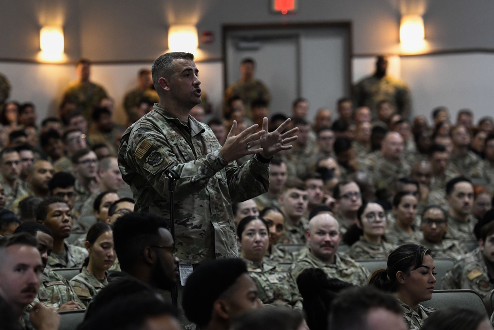'Serving during a consequential time': Top enlisted leader engages with Airmen at Joint Base Andrews