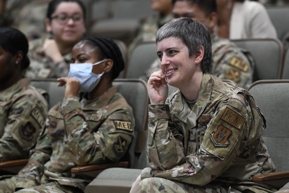'Serving during a consequential time': Top enlisted leader engages with Airmen at Joint Base Andrews