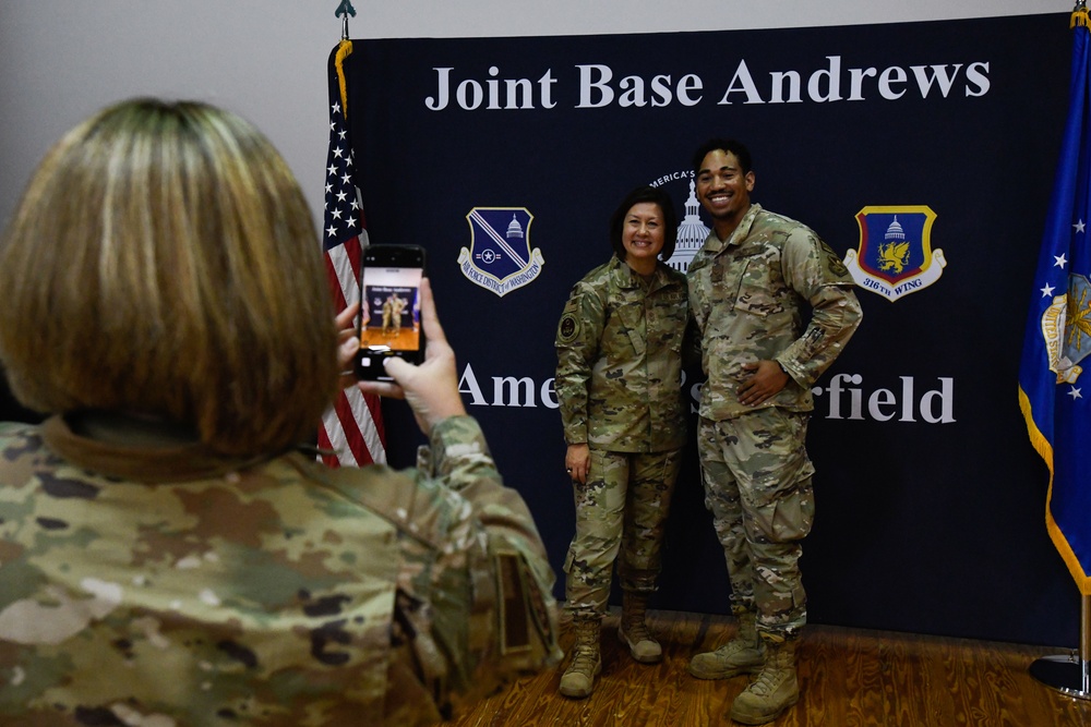 'Serving during a consequential time': Top enlisted leader engages with Airmen at Joint Base Andrews