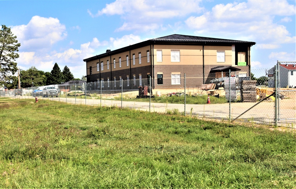 August 2023 construction operations of $11.96 million transient training brigade headquarters at Fort McCoy