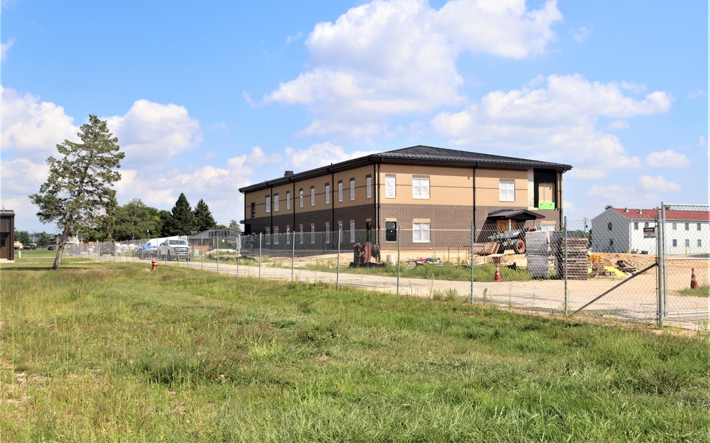 August 2023 construction operations of $11.96 million transient training brigade headquarters at Fort McCoy