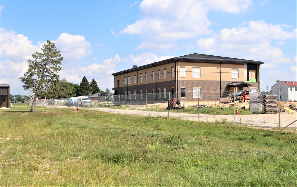 August 2023 construction operations of $11.96 million transient training brigade headquarters at Fort McCoy