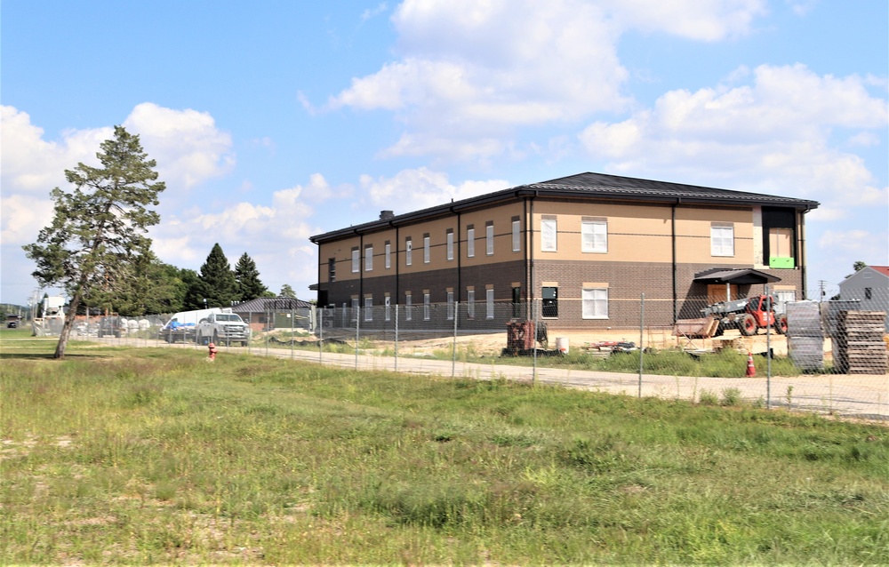 August 2023 construction operations of $11.96 million transient training brigade headquarters at Fort McCoy