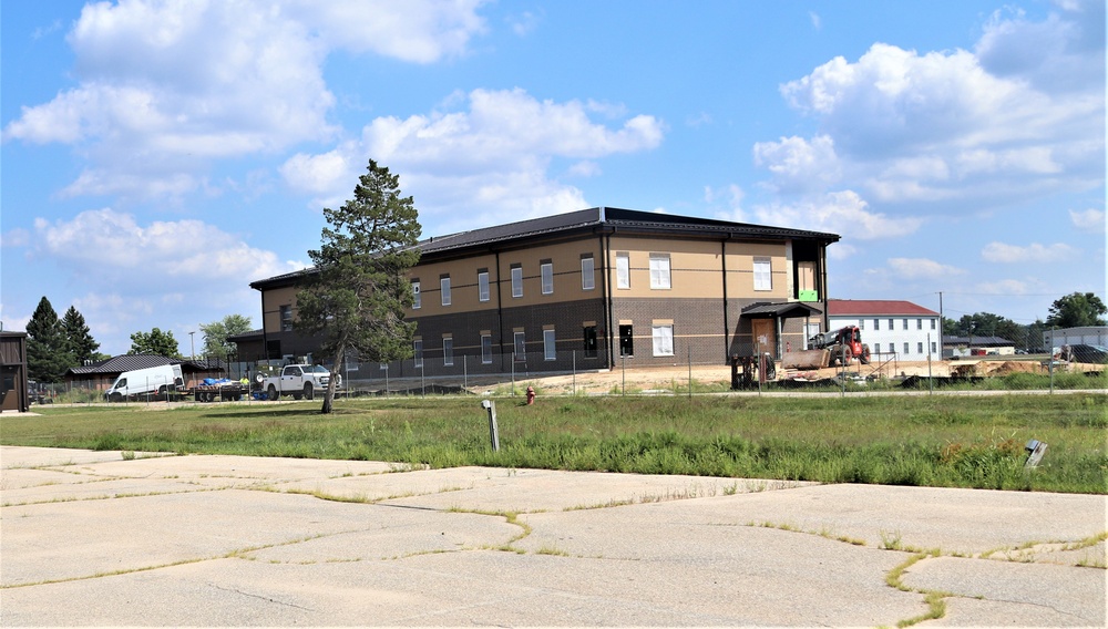 August 2023 construction operations of $11.96 million transient training brigade headquarters at Fort McCoy