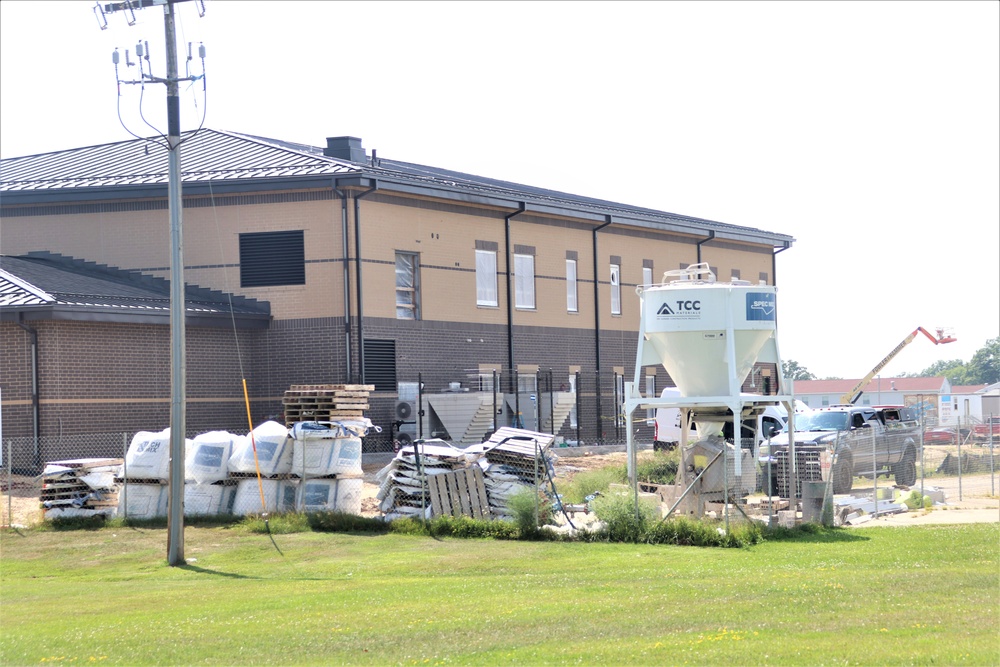 August 2023 construction operations of $11.96 million transient training brigade headquarters at Fort McCoy