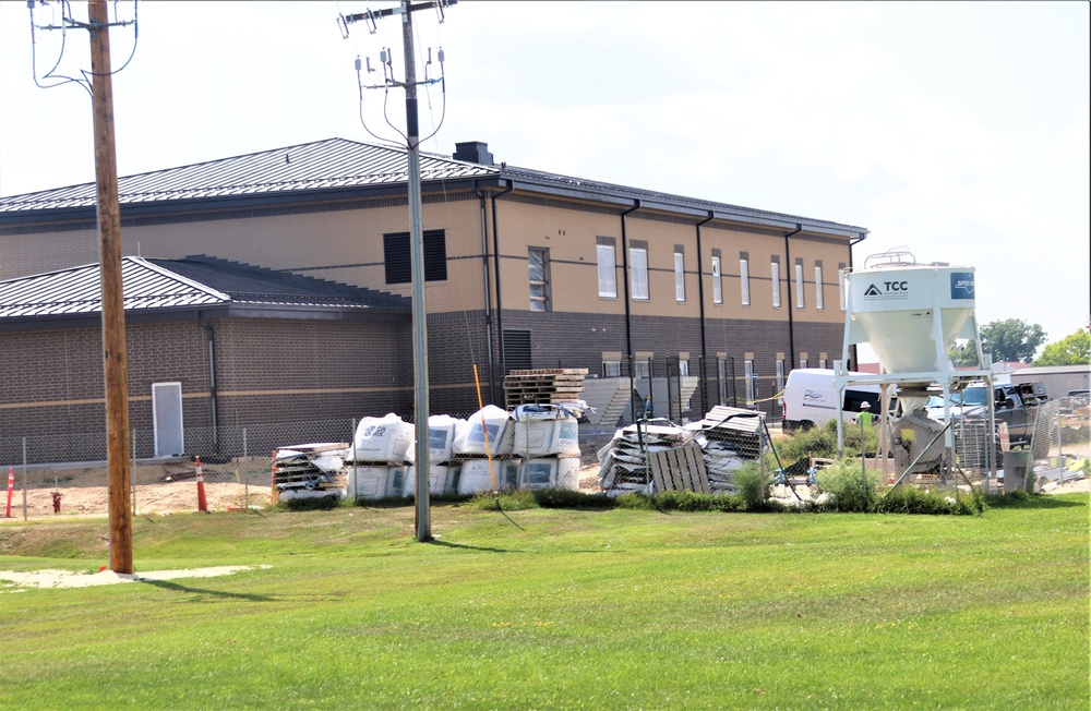 August 2023 construction operations of $11.96 million transient training brigade headquarters at Fort McCoy